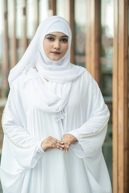 Pearl Tie Abaya
