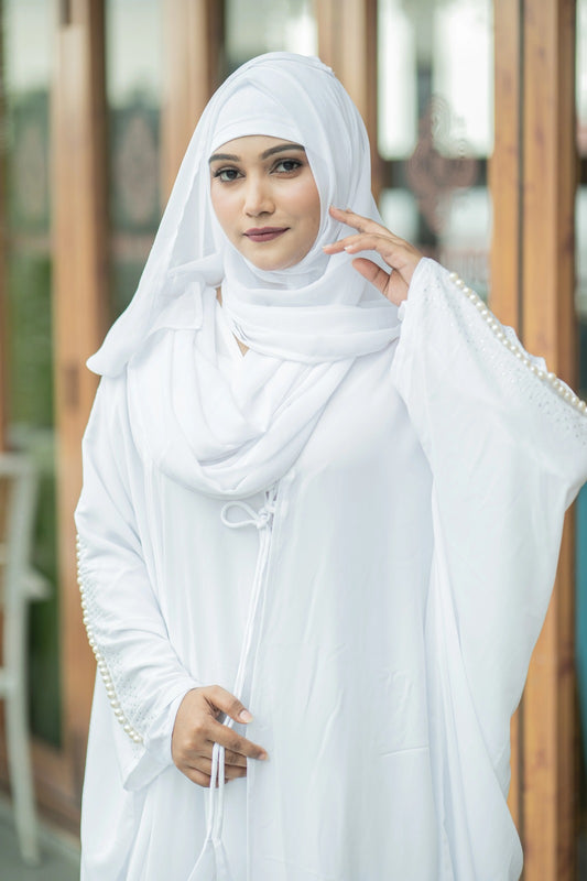 Pearl Tie Abaya